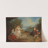 Le Repos sur la colline (18th century) by French School