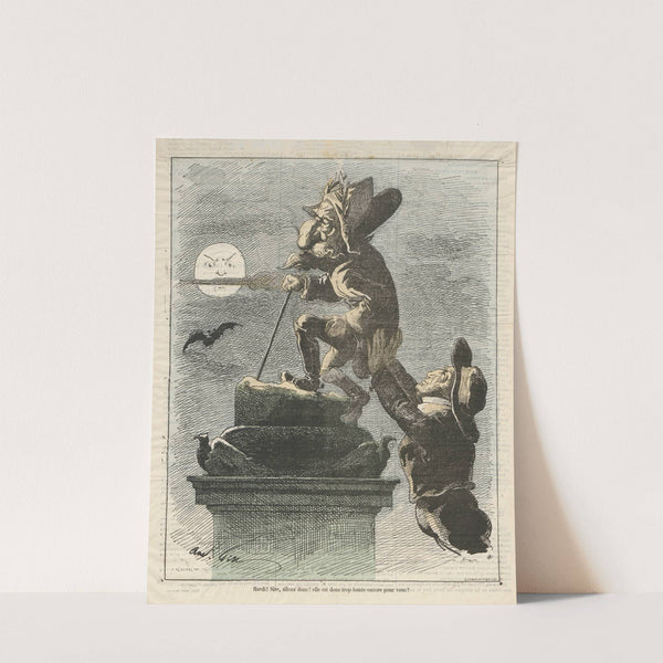 Le rêve de M. Rouher (1872) by André Gill