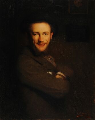 Le Rieur. Autoportrait