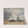 Le rivage de Trouville, marée basse (circa 1880-1885) by Eugène Boudin