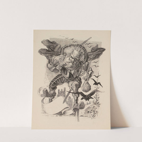 Le roi coup-de-sabot (1870) by André Gill