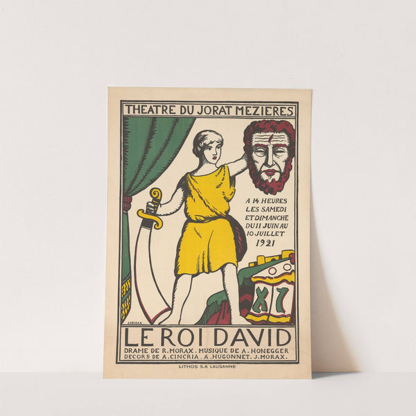 Le roi David – Théâtre du Jorat, Mézières (1921) by Jean Morax