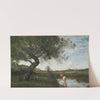 Le Ruisseau Au Cheval Blanc by Jean-Baptiste-Camille Corot