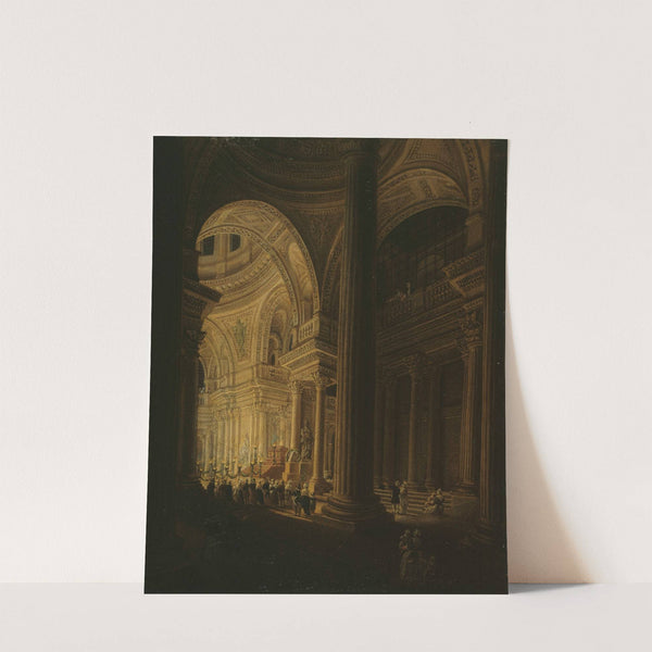 Le sarcophage de Jean-Jacques Rousseau, exposé au Panthéon (20 vendémiaire an III – 11 octobre 1794) (1794) by Pierre-Antoine Demachy