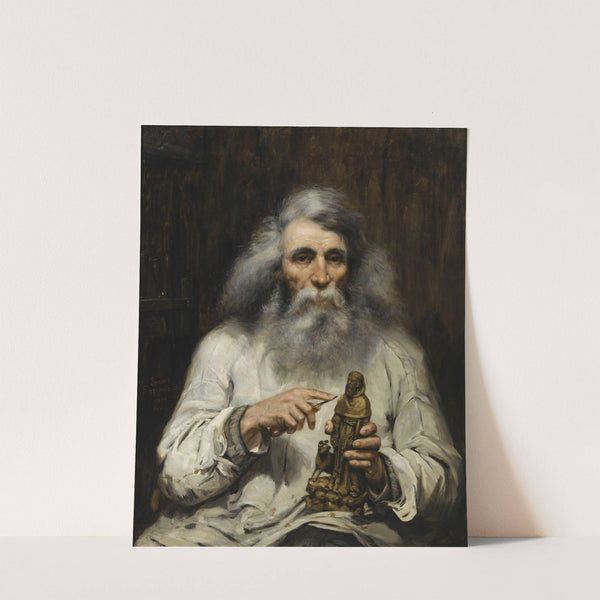 Le sculpteur by Lucien ou K.Lucjan Przepiorski