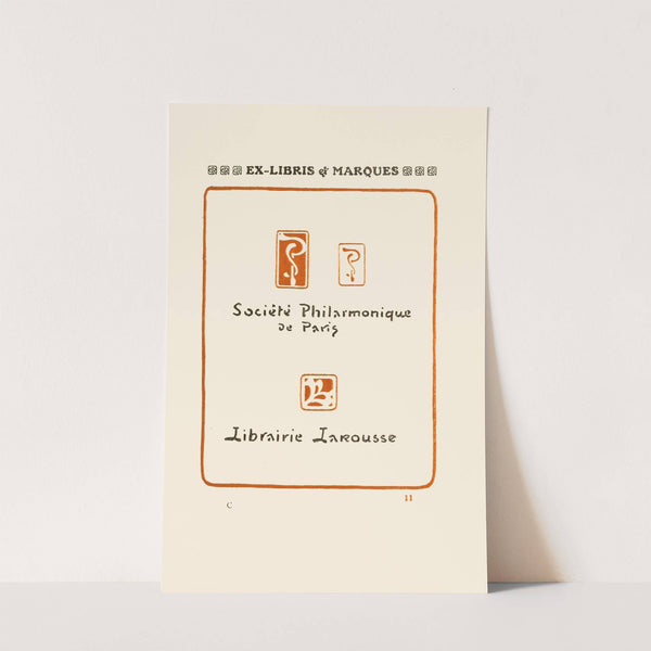 Le second livre des monogrammes, marques, cachets et es libris Pl.09 by George Auriol