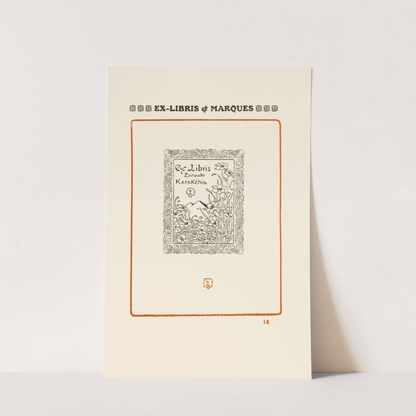 Le second livre des monogrammes, marques, cachets et es libris Pl.16 by George Auriol