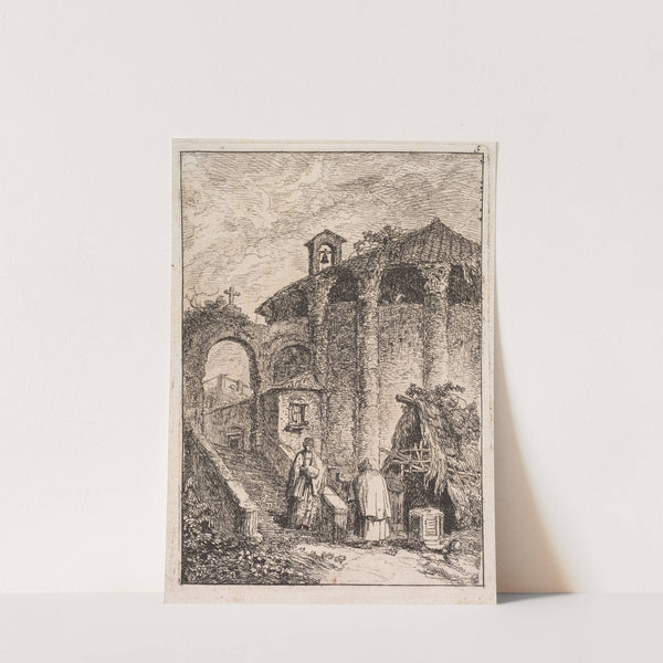 Le Temple Antique (1763-1764) by Hubert Robert