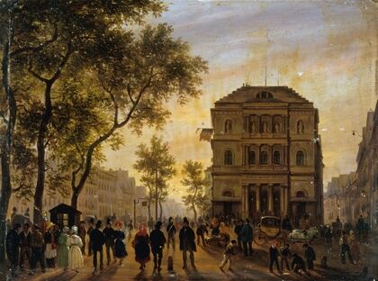 Le ThÃ©Ã¢tre de l’Ambigu-Comique et le boulevard Saint-Martin