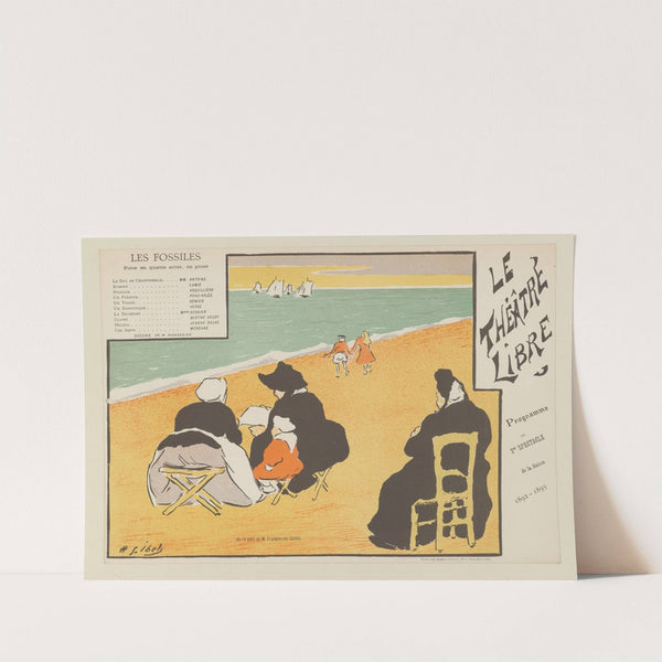 Le Théâtre – Libre – Programme – du 2me – Spectacle – de la Saison – 1892-1893 (1892-1893) by Henri-Gabriel Ibels