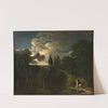 Le tombeau de Werther. Effet de nuit. by Jean-Baptiste Deperthes