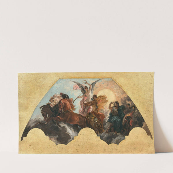 Le triomphe d&#8217;Apollon, projet pour le décor de l&#8217;opéra Garnier by Isidore Pils