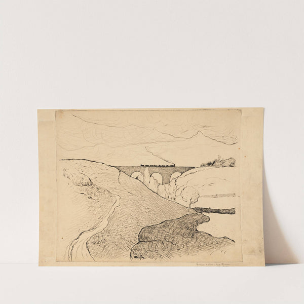 Le viaduc de Saint-Brieuc (1892) by Maxime Maufra