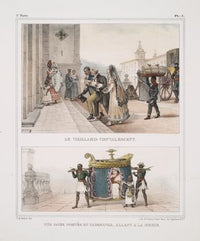 Le vieillard convalescent; Une dame portée en caderinha, allant à la messe