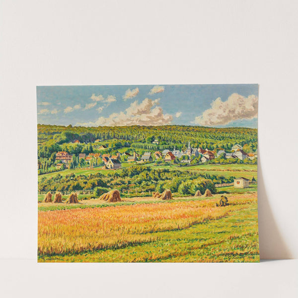Le village de Georgenborn by Gustave Cariot