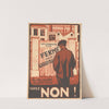 Le vrai résultat du prélèvement – Votez Non ! (1922) by Jules Courvoisier