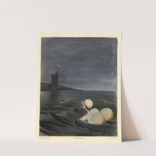 Léandre (1833) by Honoré Daumier