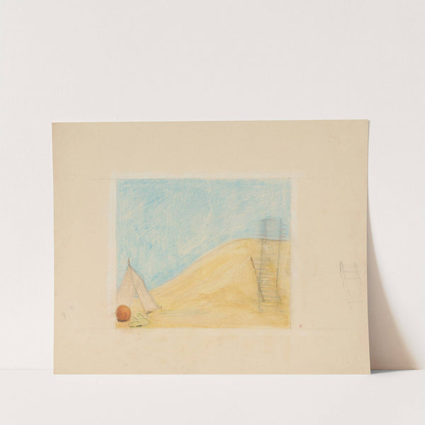 L’Eau fraiche – maquette de décor (1931) by René Gabriel