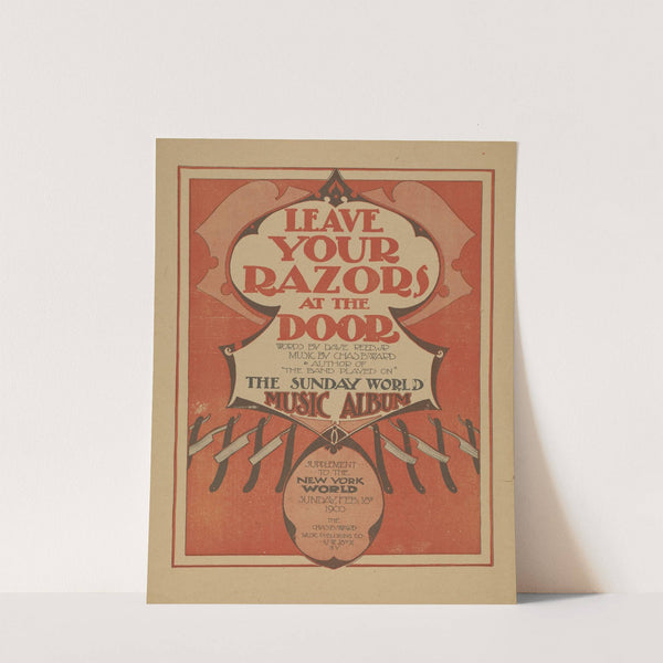 Leave your razors at the door by Anonymous