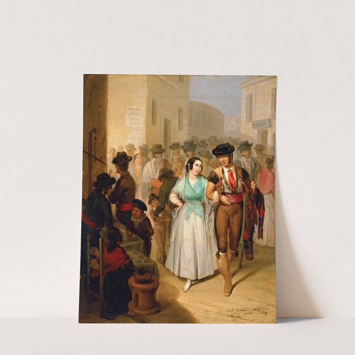 Leaving the Bullring by Angel María Cortellini Hernández