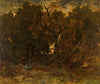 Leaving the Forest, Fontainebleau; Setting Sun (1851)