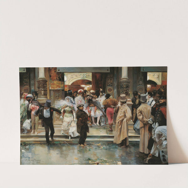 Leaving the Masqued Ball (1905) by José García Ramos