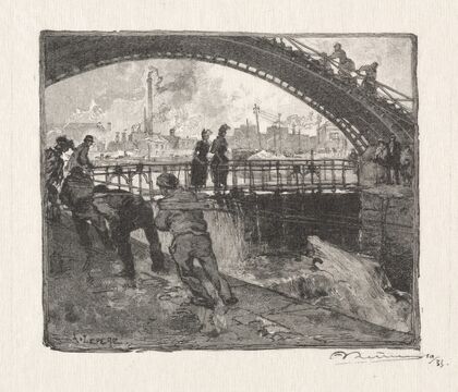L’Ecluse du Canal St. Martin (1890)