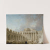 L’Ecole de chirurgie en construction (1773) by Hubert Robert