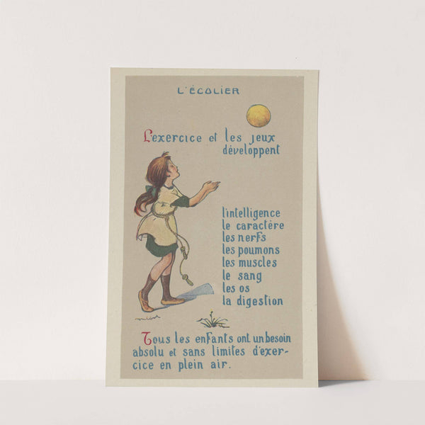 L&#8217;écolier by Moullot