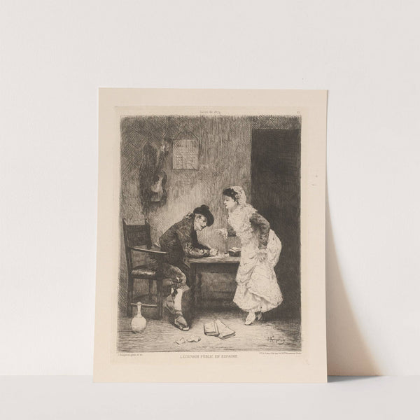 L’écrivain public en Espagne (1880) by Jules James Rougeron