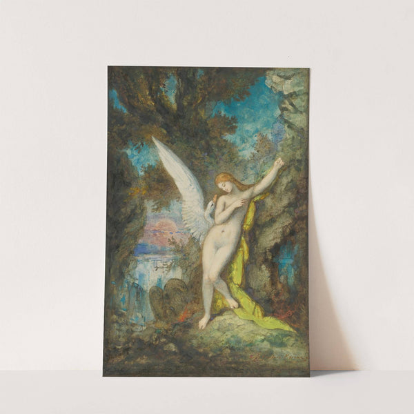 Leda Et Le Cygne by Gustave Moreau