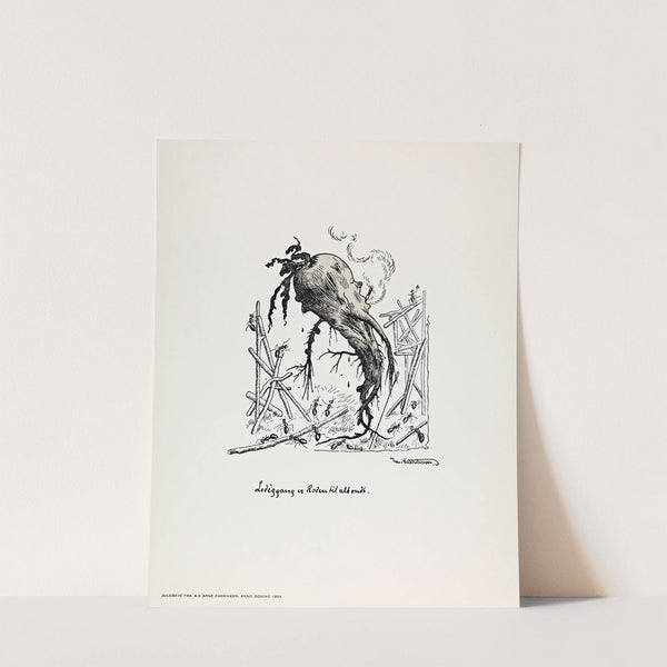 Lediggang er Roden til alt ondt (1898) by Theodor Kittelsen