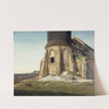 L&#039;église de Montmartre, avec la tour du télégraphe Chappe. by Etienne Bouhot