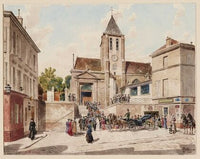 L’église de Saint-Germain de Charonne, 4 place Saint-Blaise et 119, rue de Bagnolet La sortie d’un mariage (1915-1945)