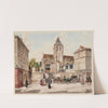 L’église de Saint-Germain de Charonne, 4 place Saint-Blaise et 119, rue de Bagnolet La sortie d’un mariage (1915-1945) by Fédor Hoffbauer