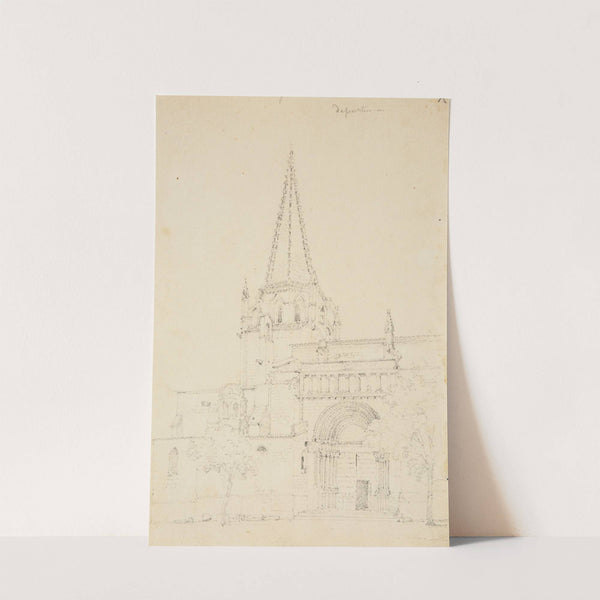 L&#039;église de Tarascon by Jacques-Raymond Brascassat