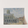 L’église Saint-Jacques À Dieppe, Matin, Soleil (1901) by Camille Pissarro