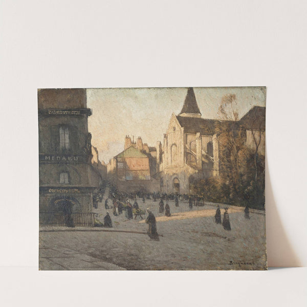 L&#039;église Saint-Médard by Louis Braquaval