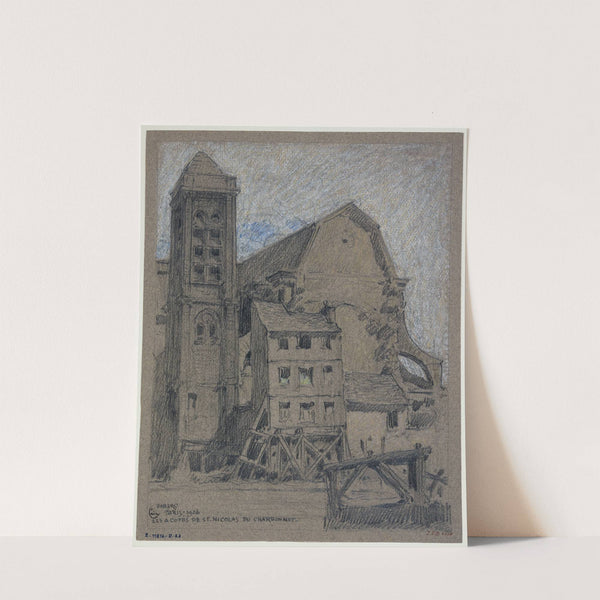 L&#039;église Saint Nicolas du Chardonnet by Ferdinand Boberg
