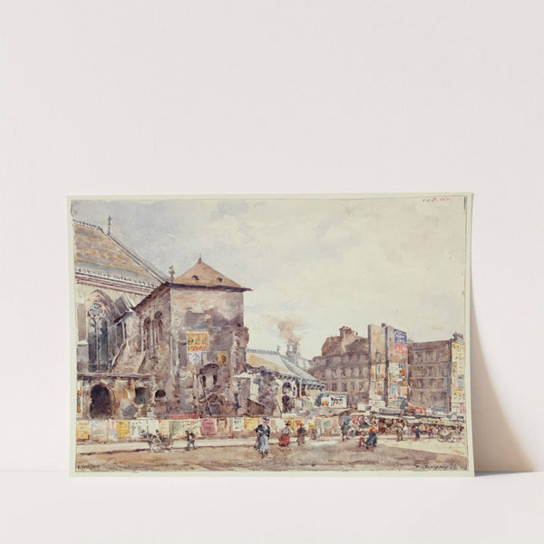L&#039;église Saint-Nicolas, rue Réaumur by Marie-Désiré Bourgoin