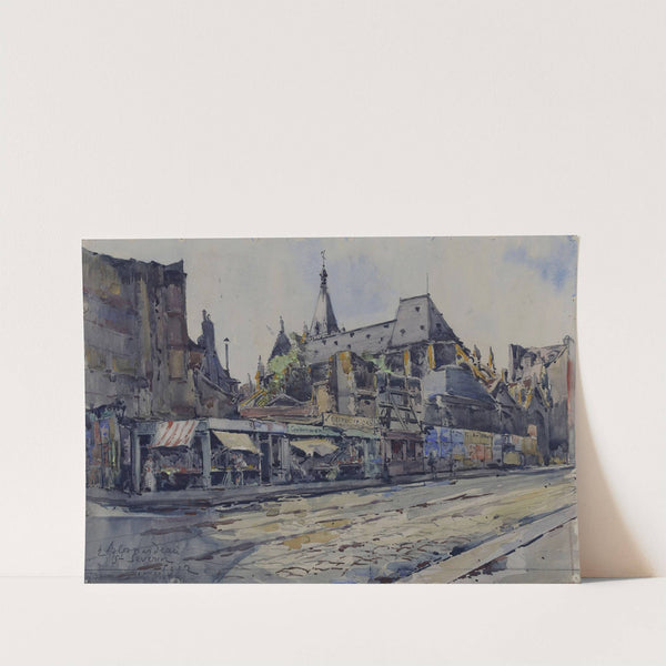 L&#039;église Saint Séverin by Henri-Marie-Georges Bernardeau