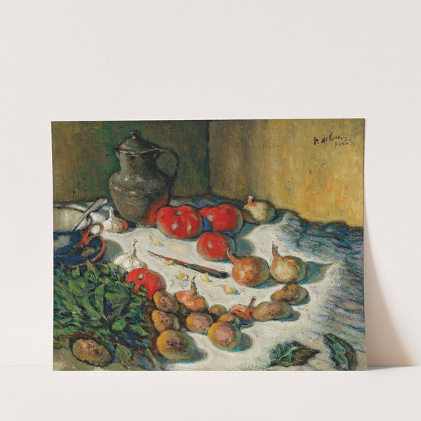 Legumes et pichet by Peter Alexandrovitch Nilouss