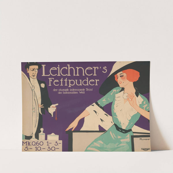 Leichners Fett-Puder (1910 - 1913) by Fritz Rumpf