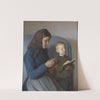 Lektien gennemgåes (1885) by Anna Ancher