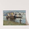 L&#039;embarcadere sur la Seine by Frank Myers Boggs