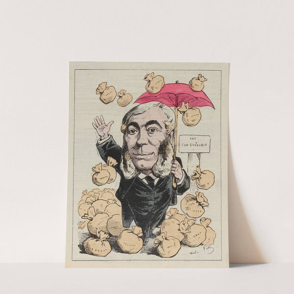 L’émission de M. Christophle (1879) by André Gill