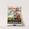 Lend a hand on the land. Spend your holidays - or part of them at a Volunteer Agricultural Camp by O&#039;Connell