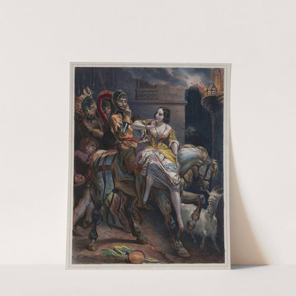 L’enlèvement (1834) by Nicolas Eustache Maurin