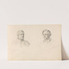 Lensmann Johannes Olausen Seielstad; Einar Seielstad (1859) by Adolph Tidemand