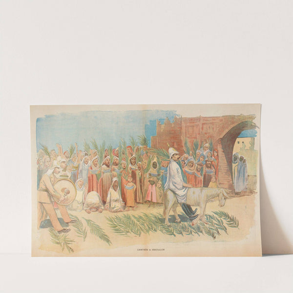 L’entree a Jérusalem (1898) by Jean Veber